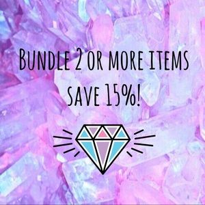 Bundle!! 2+ items 15% off ✨
